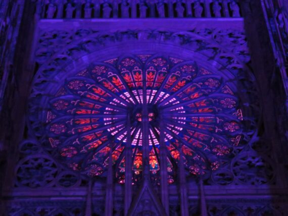 Rosace cathédrale Strasbourg